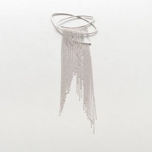 Sterling Silver Fringed Ear Cuff